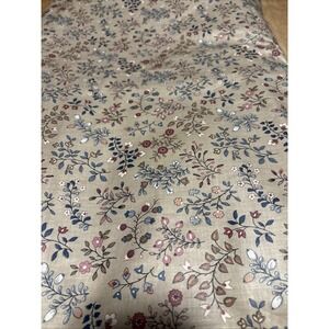 Atelier Original Queen Ann Cotton Fabric 54 Wide 1985 Floral Cream By The Yard